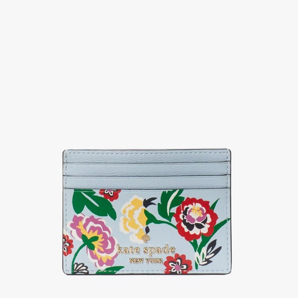 kate spade Accessories - ♠️Kate Spade Lunar New Year Dragon Floral Small Slim Card Case Cardholder NWT